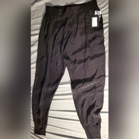 ATM Silk Joggers - Black
